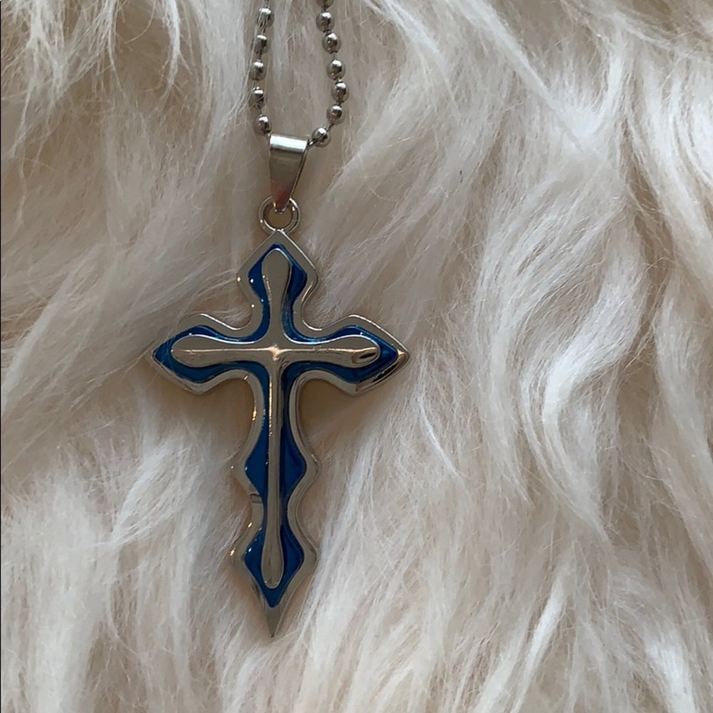 Stainless steel Cross unisex
